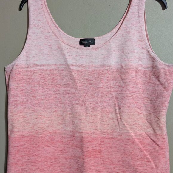 Carlisle Collection XL hombre pink summer tank top - Picture 3 of 6